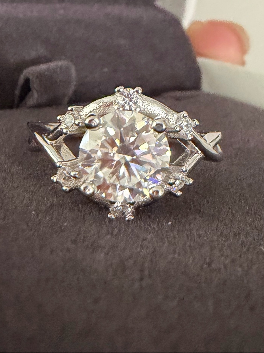 1.5 Carat Moissanite Ring